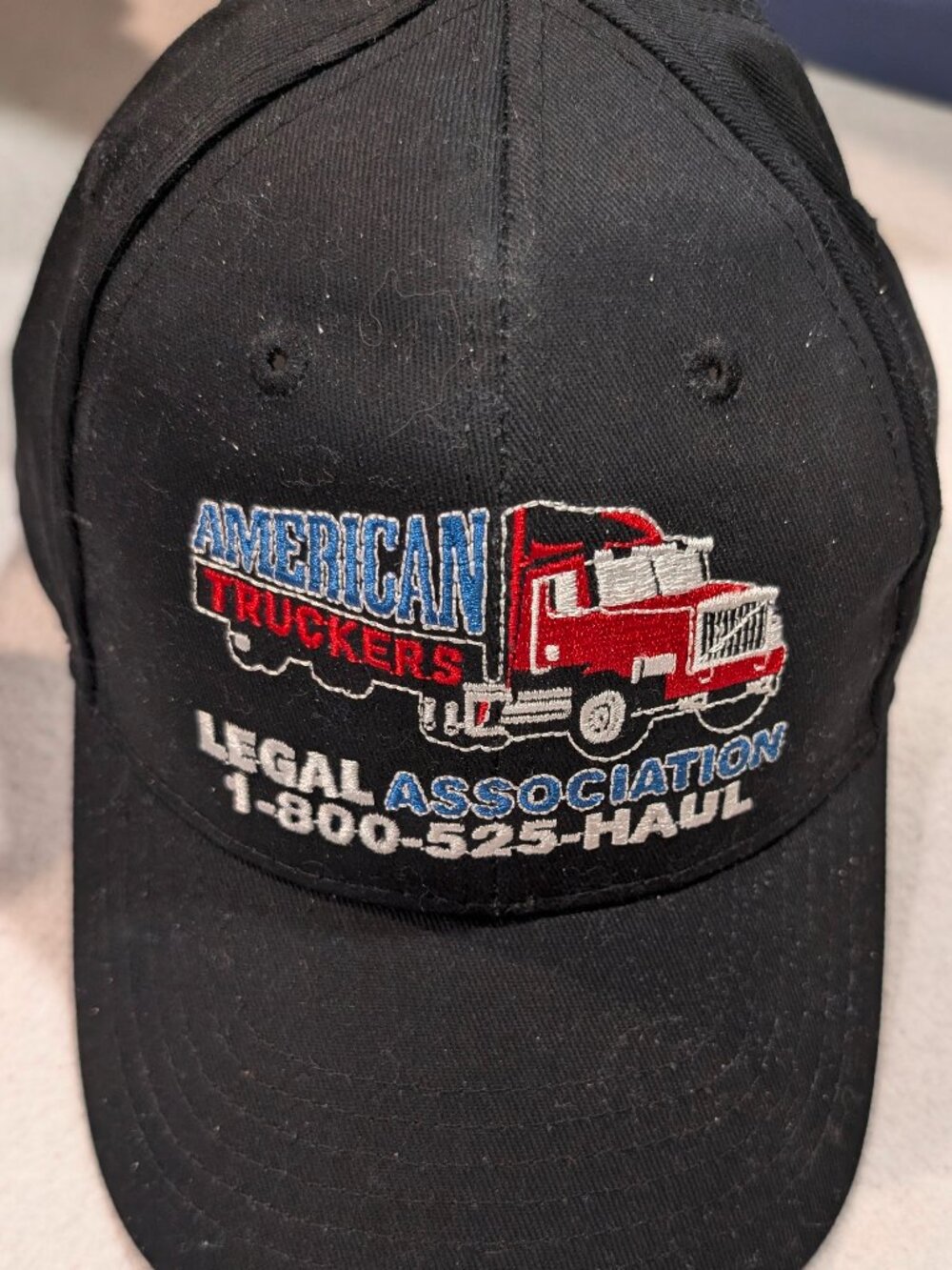 OTTO American Truckers Legal Association Black Snapback Baseball Cap - 1357